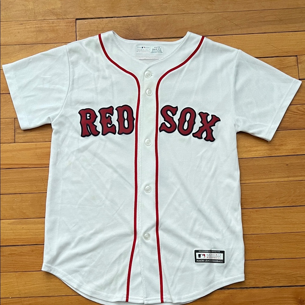 Genuine Merchandise Youth White and Red Jersey